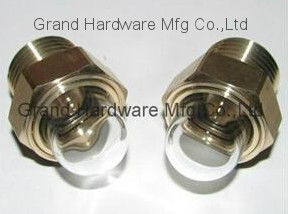 латунь Hpb57-3 NPT BSP Метрическая нить 1/2 "купольной формы окна, купольным видом стекла поставляется китайской профессиональной компании