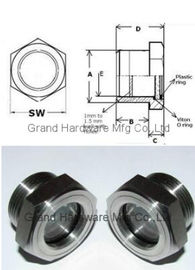 Мужчина NPT трубы нить 1/2&quot;, 3/4&quot;,1&quot;,2&quot; Нержавеющая сталь 316 стекло для очистки масла с боросиликатом стекла
