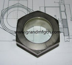 мужская нить BSP 1-1/4 &quot;стальные сплавленные окна, индикаторы с натуральным стеклом
