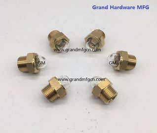 мужской NPT трубные нитки 1/2 дюймовый купол уровня масла стеклянный прицел с Pyrex стеклянные радиаторы грузовика
