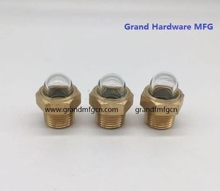 мужские нитки для труб NPT 1/2 дюймовые купольные масляные очки с натуральным стеклом для радиаторов