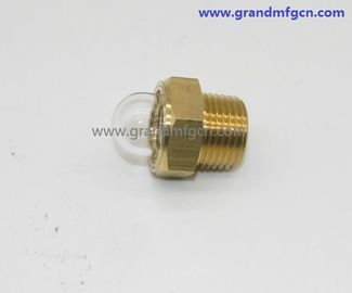 мужской NPT BSP трубы нитей 1/2 &quot; купол масляного уровня стеклянный прицел с натуральным стеклом OEM и ODM услуги