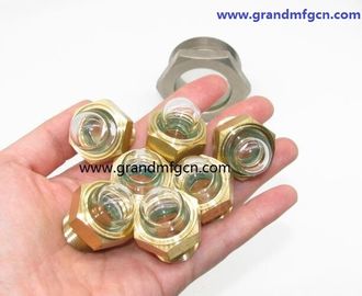 мужской NPT BSP трубные нитки 3/4 &quot;радиатор купол масляного уровня стеклянный прицел с натуральным стеклом OEM и ODM услуги