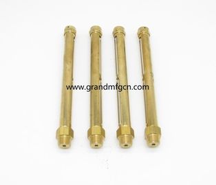 Медные нефтяные нивелиры в мужской NPT, BSP, G нить1/8&quot;,1/4&quot;,3/8&quot;,1/2&quot;3/4&quot;, с кварцевой стеклянной трубкой