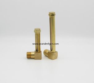 настройка мужского NPT нить 3/4 &quot;натуральный латунь масляный прицел стеклянный измеритель уровня для проверки уровня масла кварцевой стеклянной трубы ODM OEM