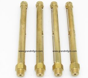Медленный трубчатый прицел Набор уровня масла в мужской NPT, BSP, G нить1/8&quot;,1/4&quot;,3/8&quot;,1/2&quot;3/4&quot;,1&quot;, с кварцевой стеклянной трубкой