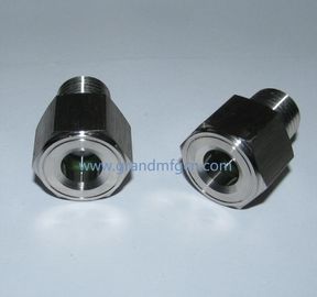 NPT 1/4 давление нержавеющей стали масляные очки SS304 100 бар турбинная камера OEM и ODM сервис
