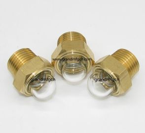 мужской NPT BSP трубы нитей 1/2 &quot;радиатор купол масляного уровня стеклянный прицел с натуральным стеклом OEM и ODM услуги