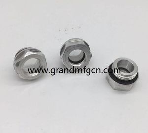 мужская Метрическая нить M22x1.5 промышленное оборудование стеклянные прицелы на уровне масла с натуральным стеклом OEM и ODM сервис