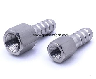 Женская и мужская нить OEM,ODM из нержавеющей стали, с точностью CNC, обращенные части, натуральная отделка