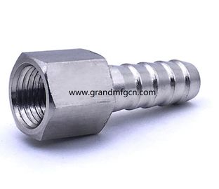 Женская и мужская нить OEM,ODM из нержавеющей стали, с точностью CNC, обращенные части, натуральная отделка