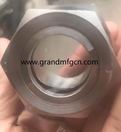 НПТ нить 3/8 3/4 дюймов из нержавеющей стали SS316 SS304 наблюдение уровня масла зрительные очки OEM сервис без отделки
