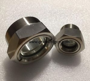 НПТ нить 1/8 1/4 3/4 1/2 дюймов из нержавеющей стали SS316 SS304 Наблюдение уровня масла зрительные очки OEM сервис без отделки