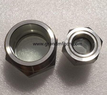 NPT 1 1/2 INCH из нержавеющей стали 304 стеклянное окно для очистки масла на складе