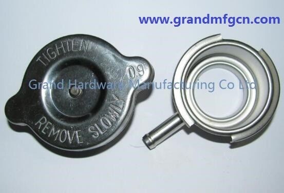 Custom 56mm 68mm SS304 / латунь Авто радиатор крышки и наполнитель шеи для дизельного генератора радиаторов сварки соединения