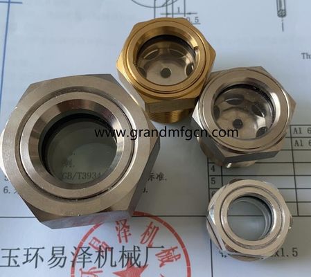 NPT 1/2&quot; 3/4&quot; 1&quot; Мужской нить Гидравлическое окно для измерения уровня масла GM-BN12 GM-BN34 GM-BN10 Стекло для измерения уровня масла Поставщик