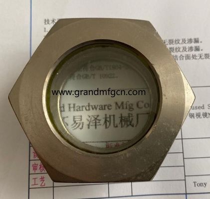 NPT 1&quot; холодильное оборудование расплавленное стальное стекло с красным шаром расплавленное стекло оконное стекло производитель Китай
