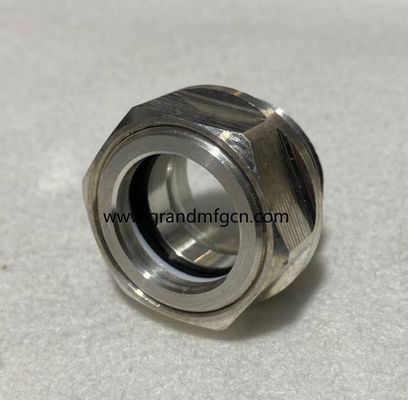 M24M28X1.5 вентилятор алюминиевый анодирующий цветный прицел стеклянный шестеренковый винтовой прицел Уровень масла стеклянный индикатор уровня масла