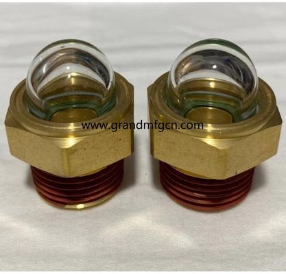 мужской NPT 1/2 INCH прозрачный купольный оливковый прицел стеклянный шестигранный винтовой прицел Указатели уровня масла индикаторы уровня масла с блокировкой нитей