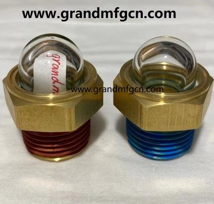мужской NPT нить 1/2&quot; 3/8&quot; 3/4&quot; 1&quot; 3-D BULLSEYE SIGHT GLASS наблюдать куполом Гейдж с сверхпрозрачным стеклом маслом глазного стекла