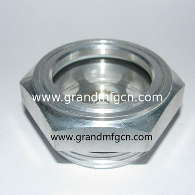 высокое давление G1 1/4 INCH 6061 алюминиевый редуктор масла прицел стеклянный индикатор уровня масла показатель уровня жидкостиOEM и ODM услуги