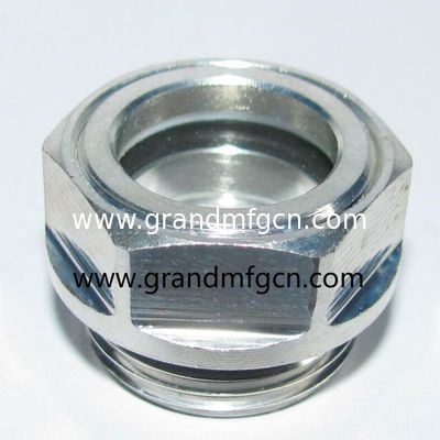 высокое давление G1 1/4 INCH 6061 алюминиевый редуктор масла прицел стеклянный индикатор уровня масла показатель уровня жидкостиOEM и ODM услуги