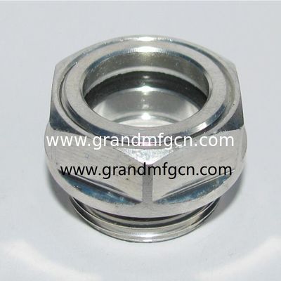 BSP нить G 1-1/4&quot; 1&quot; Алюминиевые масляные видовые окна виртуальные видовые окна для спиральных коробки передач