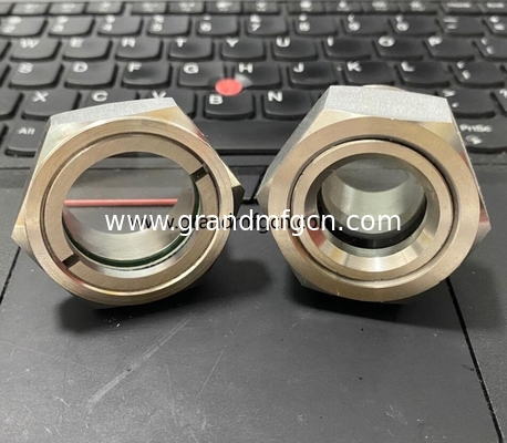 NPT нить 1/2" 3/4" нержавеющей стали 304 стекло для очистки масла без шестиугольного блокировочного ореха SS304 НАВЛЕЖЕНИЕ НА ОЛЕЙ