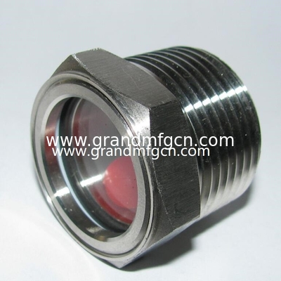 BSP нить G3/4 INCH G1/2 INCH нержавеющая сталь 304 пузырьки масляного прицела стеклянный провод ss316 купол масляного прицела стеклянный провод с визуальным уровнем GM-HDM20 GM-HDM16 GM-HDG12 GM-HDG10 GM-HDN38