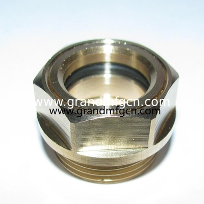 MNPT Нить 1/4&quot; 1/2&quot; 3/4&quot; 1&quot; 2&quot; Планетарный редуктор Редуктор Масляный Стрелок Стекло с закаленным стеклом 2Mpa давление OEM ODM