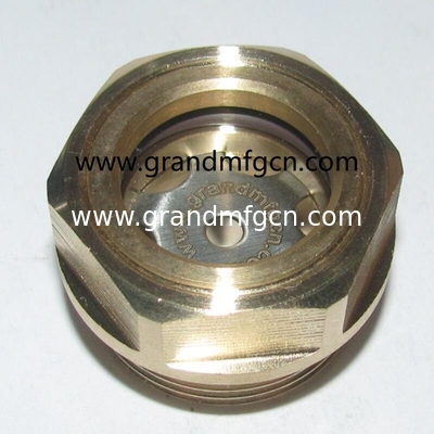 НПТ трубопроводные нитки 1&quot; 3/4&quot; 1,1/4&quot; 1,1/2&quot; воздушные компрессоры латунь оливковый уровень стеклянный прицел с закаленным стеклом