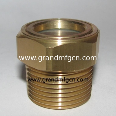 НПТ трубопроводные нитки 1&quot; 3/4&quot; 1,1/4&quot; 1,1/2&quot; воздушные компрессоры латунь оливковый уровень стеклянный прицел с закаленным стеклом