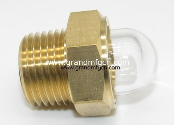 NPT нить 1/2&quot; 3/4&quot; 1&quot; Насосы медные уровни масла Тяжелая работа Радиаторы купол уровень масла стеклянный прицел пробка масляный габарит