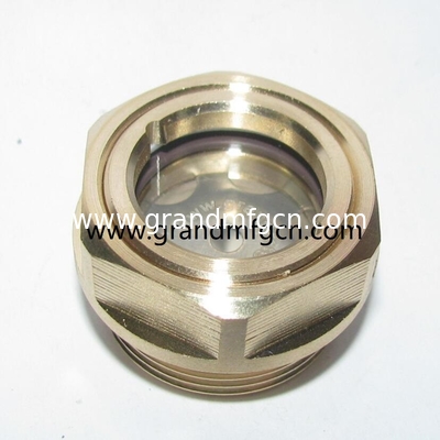 Мужчина NPT нить 1/2 &quot; 3/8&quot; 3/4 &quot; GM-HDN34 тяжелые грузовики 3d купол оливкового уровня зрения стеклянный габаритные розетки с прозрачным стеклом