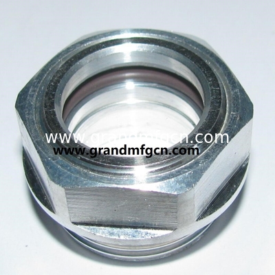 BSP G1 1/4 дюймовый коробка передач воздушные компрессоры Milled Hex Алюминиевый уровень масла вид стеклянный габарит пробка мужской нить G1/2 G3/4 G1 дюйм