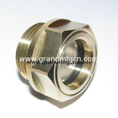 GM-HDM16 M16X1.5 Тяжелые грузовики купольное стекло для измерения уровня масла 5-10 бар Давление диапазона бычьи глаза латуньное стекло для измерения масла для насоса коробка передач скоростной редуктор и больше