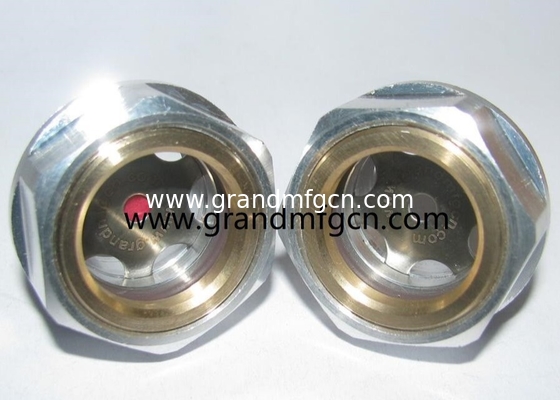 G3/8&quot; G1/4&quot; G1/2&quot; G1&quot; BSP Компрессор воздуха фрезерный шестигранный алюминиевый индикатор уровня масла
