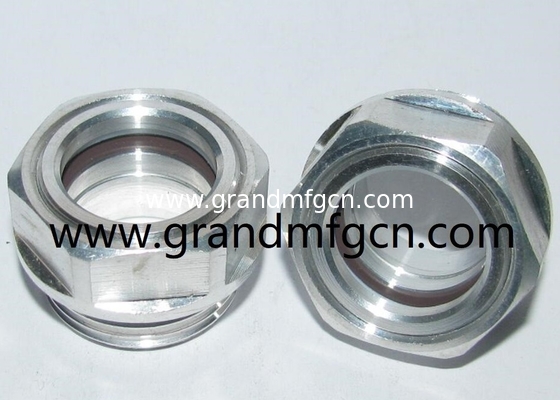 G3/8&quot; G1/4&quot; G1/2&quot; G1&quot; BSP Компрессор воздуха фрезерный шестигранный алюминиевый индикатор уровня масла