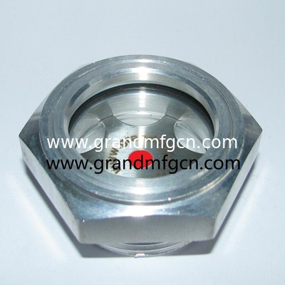 G3/8&quot; G1/4&quot; G1/2&quot; G1&quot; BSP Компрессор воздуха фрезерный шестигранный алюминиевый индикатор уровня масла