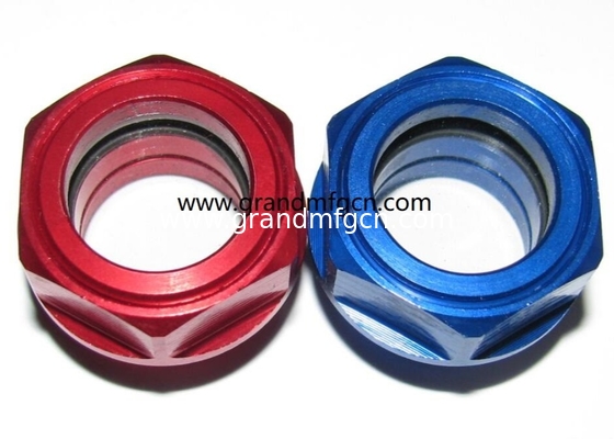 G3/8&quot; G1/4&quot; G1/2&quot; G1&quot; BSP Компрессор воздуха фрезерный шестигранный алюминиевый индикатор уровня масла