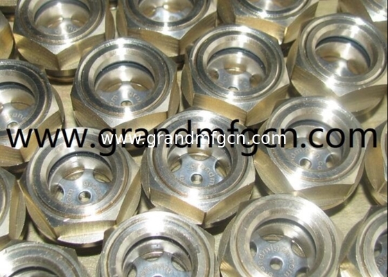 NPT нить 3/8&quot; 1/2&quot; 3/4&quot; купольной формы уровня габарита охладитель наблюдать жидкость уровень пузырька вид стекла габарита с прозрачным стеклом